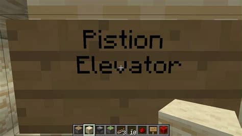 Cool Piston Elevator I made : r/Minecraft