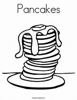 Printable Pancake Day Colouring Pages sketch template