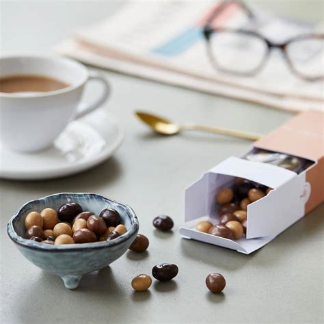 chocolate coffee beans by the chocolate society | notonthehighstreet.com