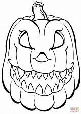 Free Printable Pumpkin Coloring Pages Scary Page  sketch template