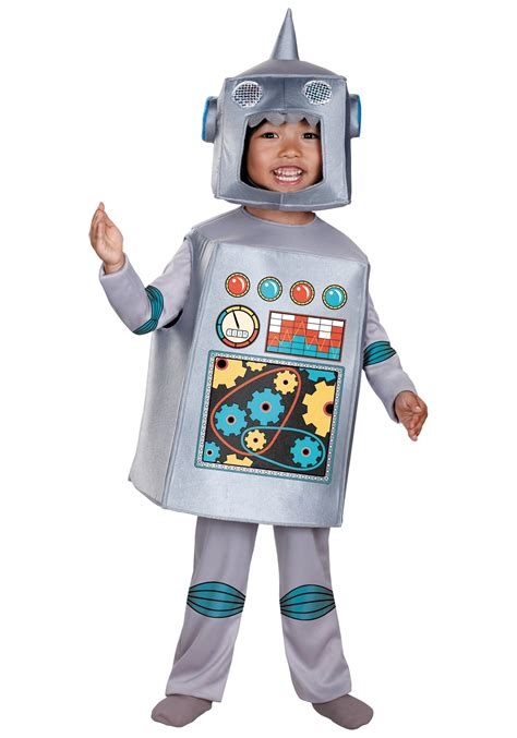 Toddler and Child Retro Robot Costume