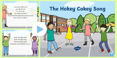 The Hokey-Cokey Song PowerPoint Action Rhyme Movement Song