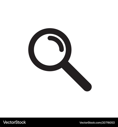 Search icon magnifier icon Royalty Free Vector Image