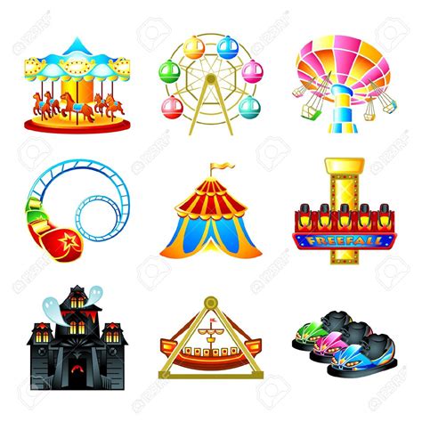 13+ Amusement Park Clipart - Preview : Theme Park Rides | HDClipartAll