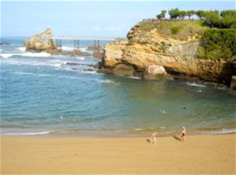 Beaches in Biarritz, France