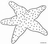 Printable Starfish Coloring Page sketch template