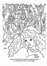 Lady Lovely Locks Coloring Page  Books sketch template