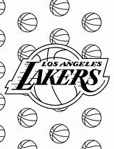 Printable Los Angeles Lakers Coloring Pages Pdf  Coloringfoldercom sketch template