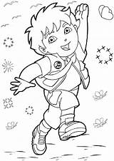 Free Coloring Pages Of Diego sketch template