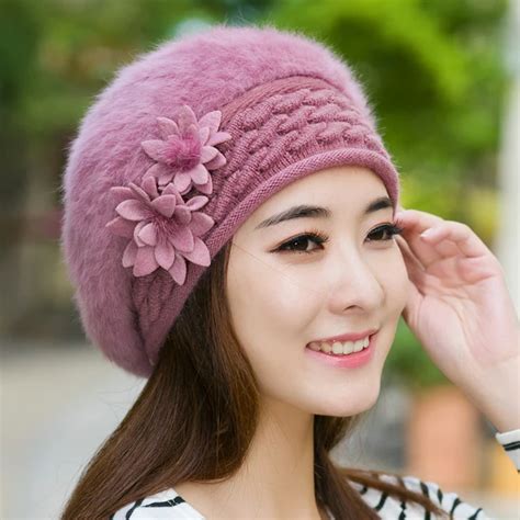 New Winter Beanies Knit Women's Hat Winter Hats For Women Ladies Beanie ...