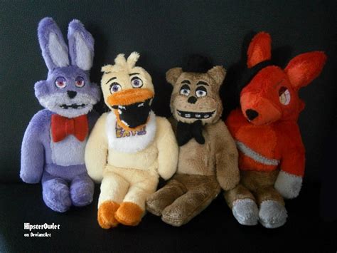 Five Nights at Freddy's Plushie - The gang by HipsterOwlet on DeviantArt