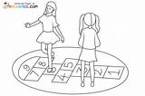 Hopscotch Coloring Pages Printable For Free Download sketch template