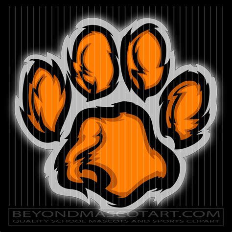 Tiger Paw Logo | Vector Format | JPG EPS PNG AI