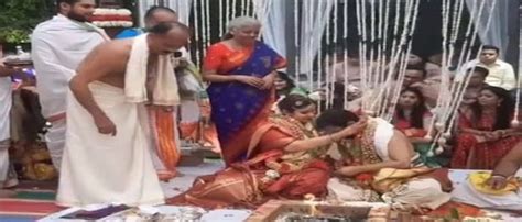 Nirmala Sitharaman's daughter gets married in a quiet ceremony — who is ...