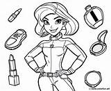 Clover coloring Page From Totally Spies Download Or Print For Free sketch template