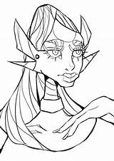alien coloring page By Lumithealien On DeviantArt sketch template