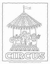 Free Printable Circus Coloring Pages sketch template