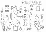 Coloring Pages Medical sketch template