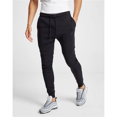 Black Nike Tech Joggers Mens - blackjulb