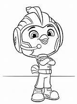 Kids N Funcom  Coloring Page Top Wing sketch template