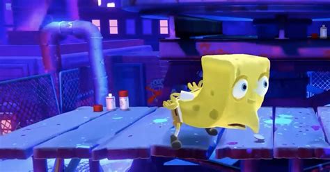 NickALive!: The 'Mocking SpongeBob' Meme Has Made It Into 'Nickelodeon All-Star Brawl'