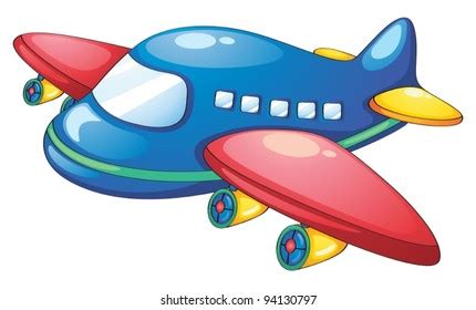 Plane Stock Vector (Royalty Free) 94130797 | Shutterstock