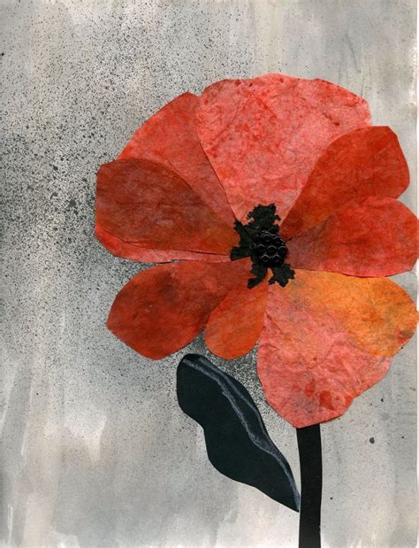 Poppy Art for Remembrance Day | Poppy art, Remembrance day art ...