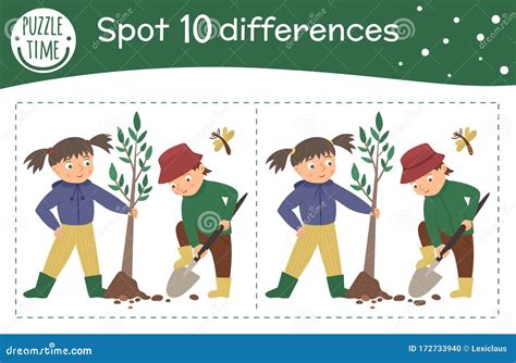 Spot The Differences Vector Illustration | CartoonDealer.com #63562126