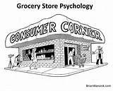 Coloring Pages Of Grocery Store sketch template