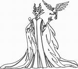 Maleficent Coloring Page At GetDrawings  Free Download sketch template