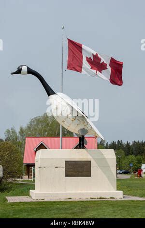 Wawa, Ontario, Canada. The Wawa goose located at the Tourist ...