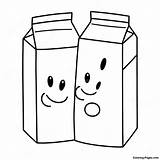 Milk Carton Coloring Page  Pagescom sketch template