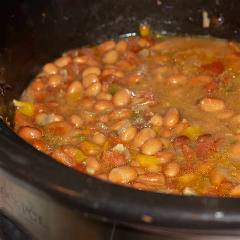 Crock Pot Pinto Beans Recipe - The Black Peppercorn