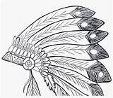 Indian Headdress Coloring Page & coloring book sketch template