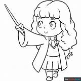 Harry Potters hermione coloring pages Printable  Cute sketch template