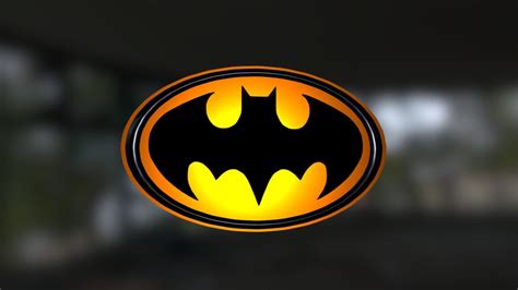 Batman 1989 Logo - Download Free 3D model by Ian Dowson (@eonie316) [b15d3d6] - Sketchfab