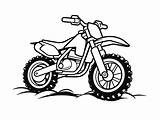 Free Dirt Bike Coloring Page  sketch template