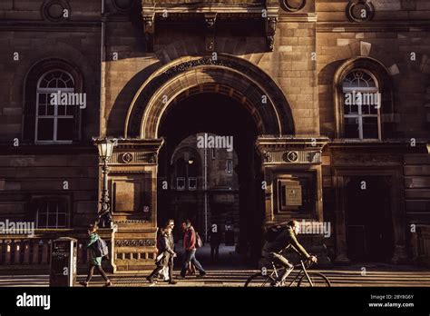 University of Edinburgh Medical School Grand Entrance, Scotland Stock Photo - Alamy