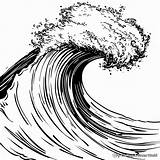 Tsunami Coloring Pages  Free & Printable sketch template
