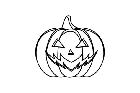 Halloween Pumpkin Outline Icons-123 Graphic by goodkecombrangid ...