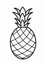 Pineapple Template Fruit Coloring Pages Dra  Vrogueco sketch template