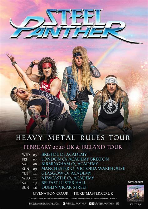 Steel Panther Announce 2020 UK And Ireland Tour — Kerrang!