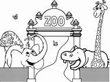 Free Printable Zoo Coloring Pages For Kids sketch template