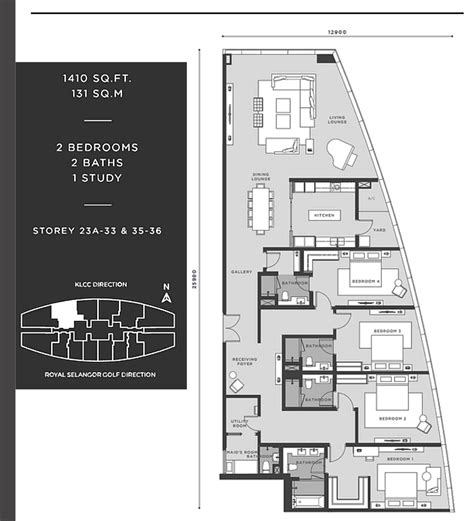 Eaton-Residences-Floor-Plan-1410-sq-ft | New Property Launch - Kuala ...