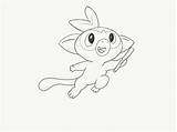 Grookey Pokemon Sword & Shield  Coloring Home sketch template
