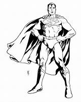 Superman Color Pages  Coloring Home sketch template
