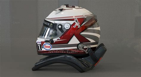 racing helmet kevin magnussen 3d max