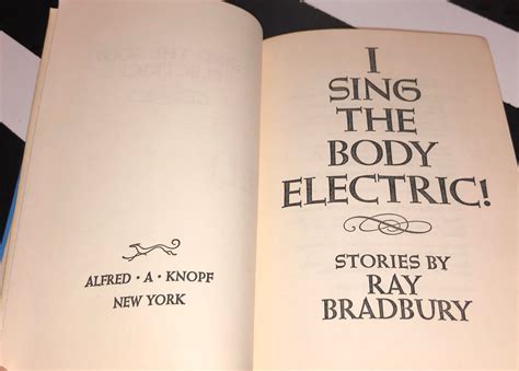 I Sing the Body Electric!: Stories by Ray Bradbury (1969) hardcover book