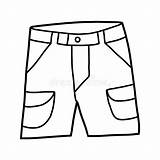 Shorts Coloring Pages sketch template