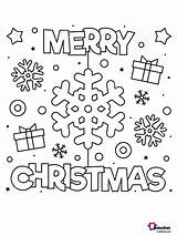 Merry Christmas Printable coloring Page  BubaKidscom sketch template